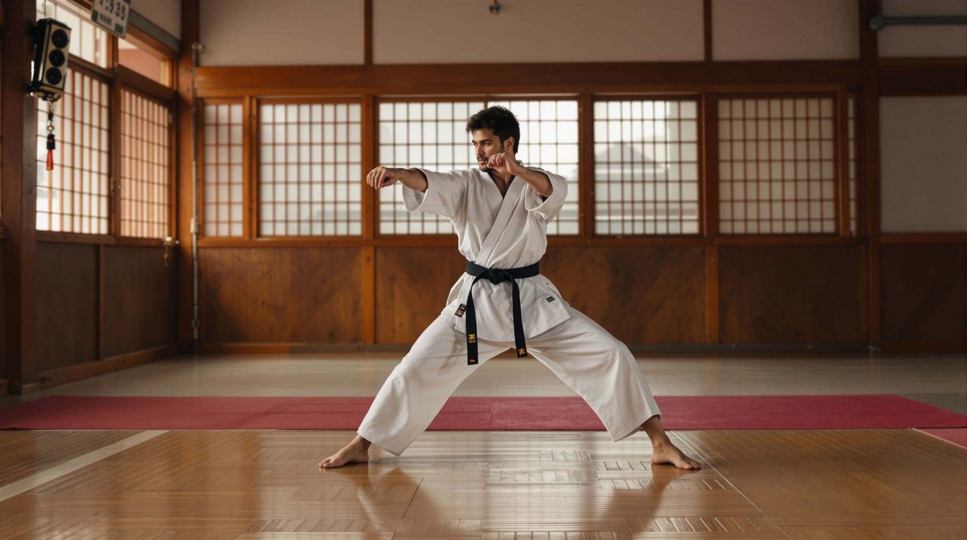 Many doing karate and requiring shiatsu later