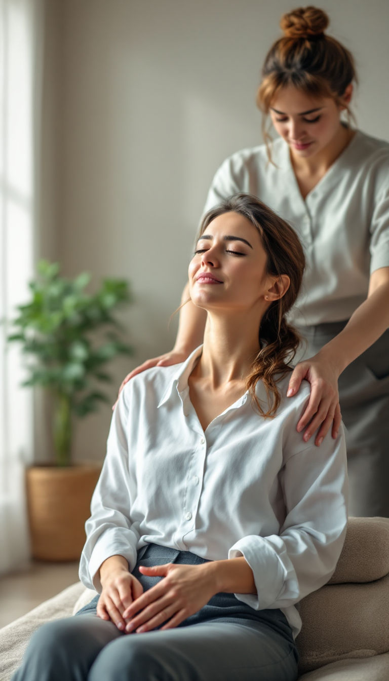 Shiatsu apres travail